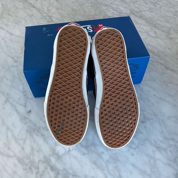 Vans X Krooked Natas Skate Slip On Skateboard Shoes VN0A5FCAAPM MEN'S Size 10 - Picture 6 of 7